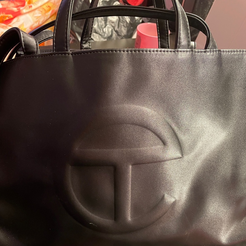 Black telfar bag